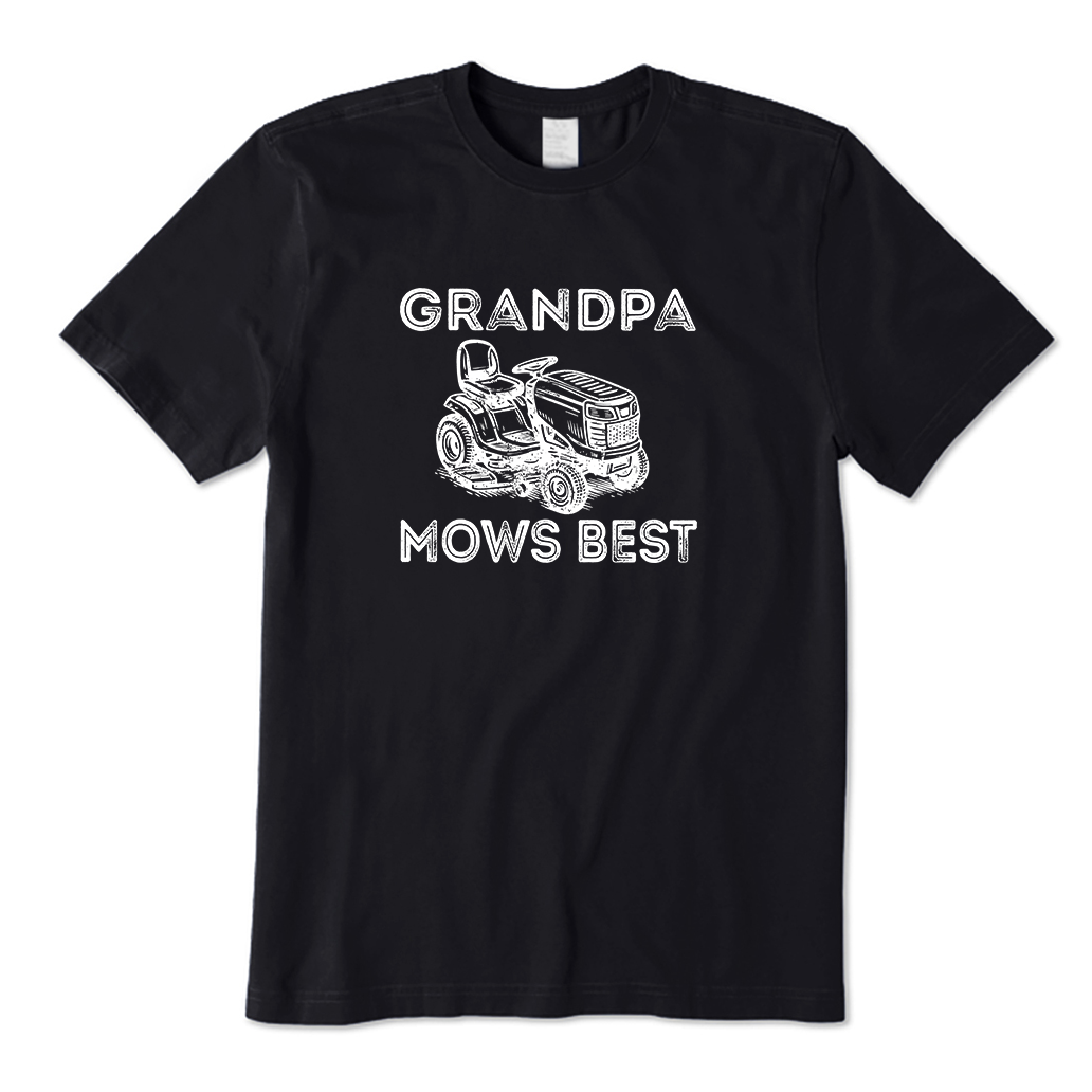 Grandpa Mows Best T-Shirt
