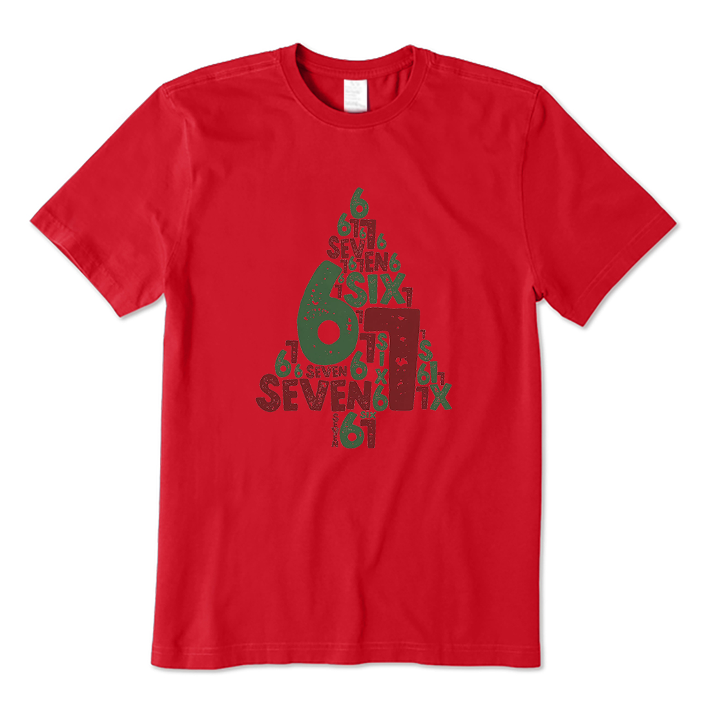 Six Seven Christmas Tree T-Shirt