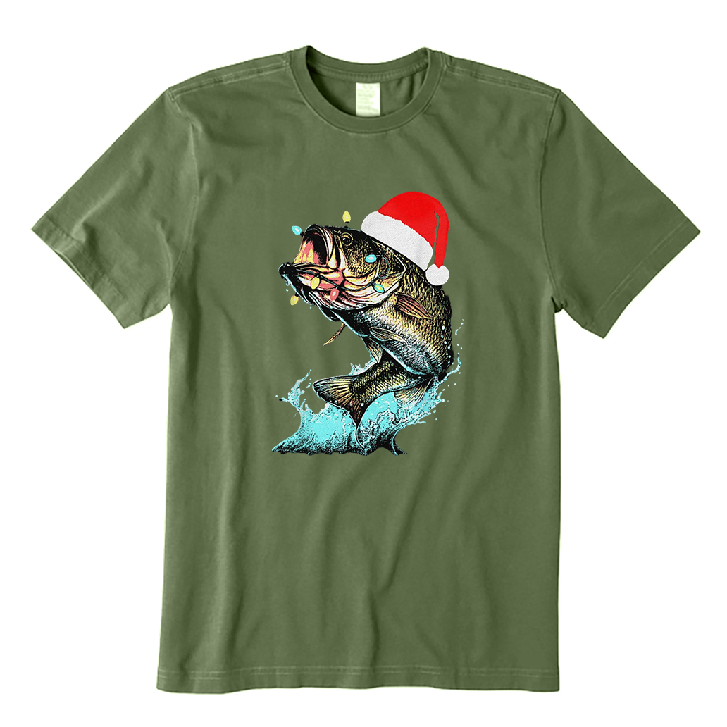 Fishing Christmas T-Shirt