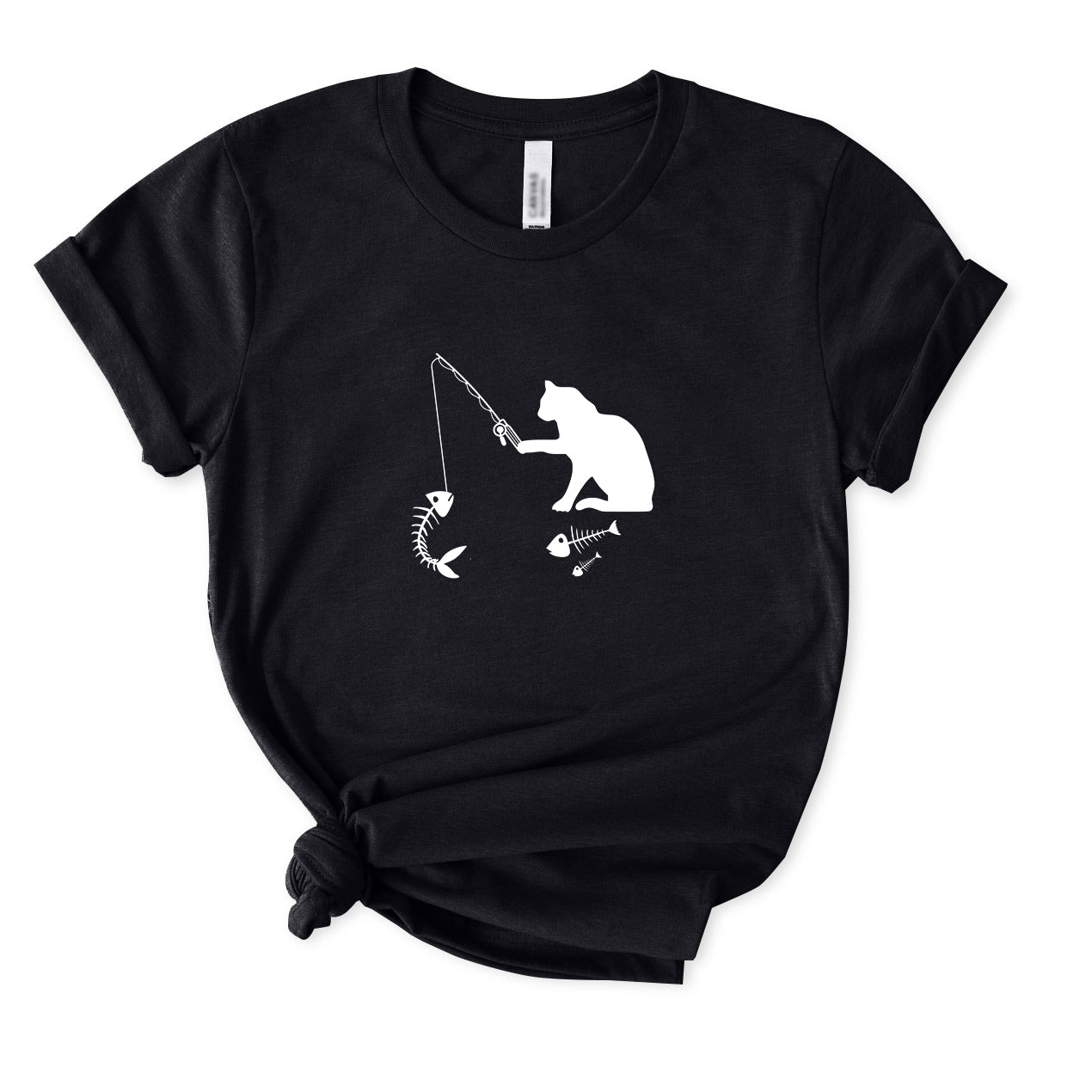 Cat Fishing T-Shirt for women