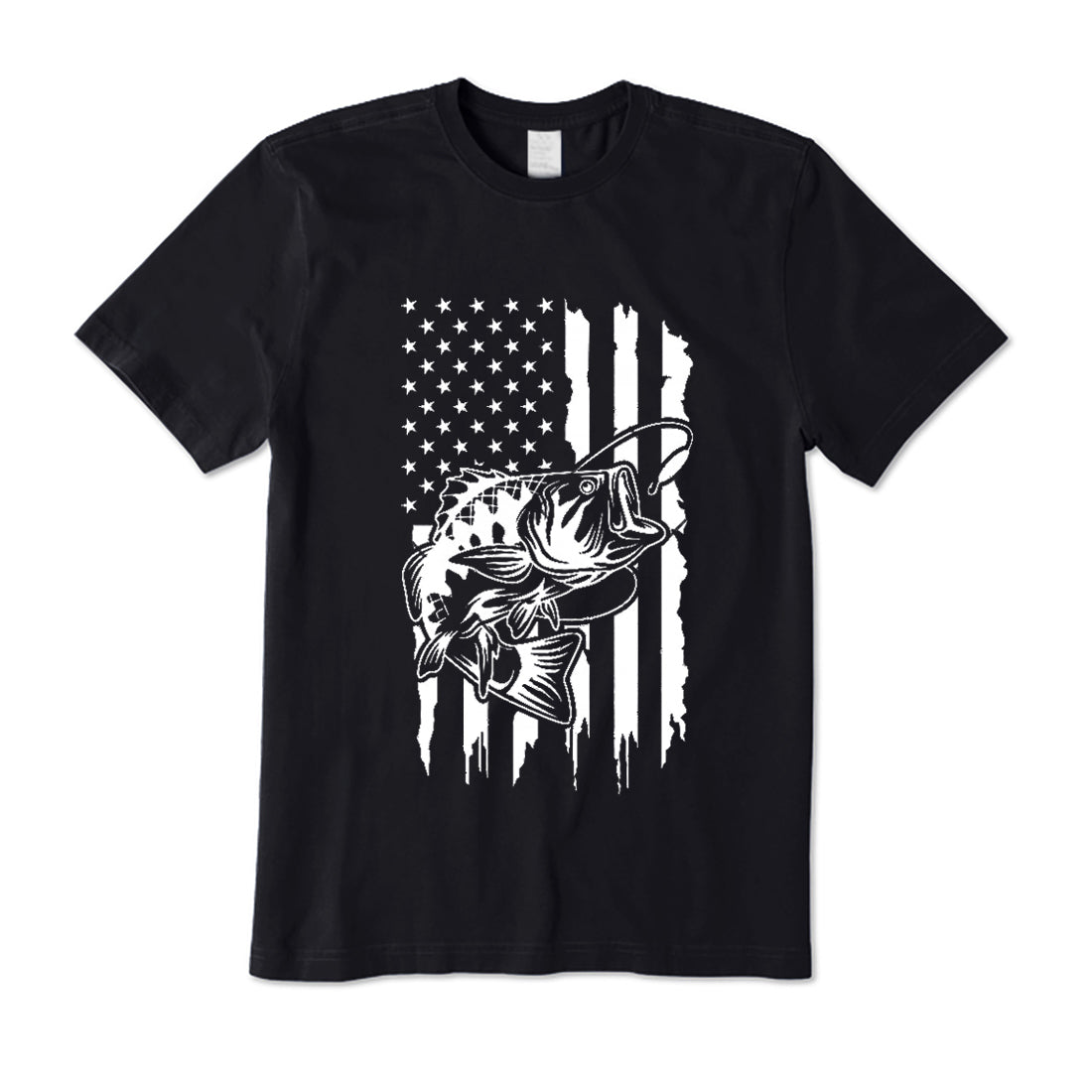 Bass Fish Flag T-Shirt