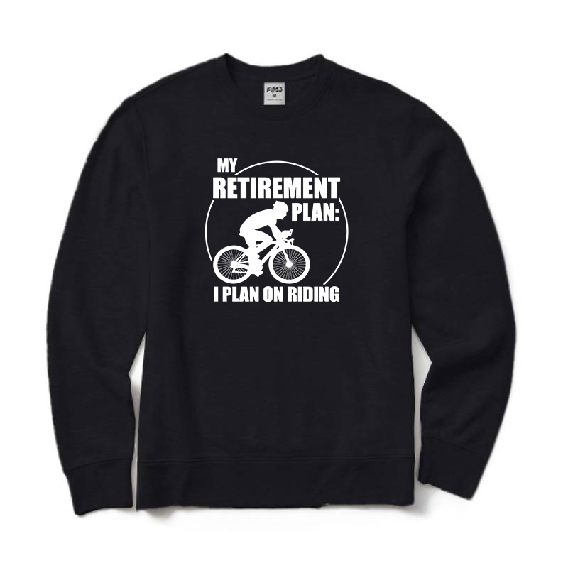 Retirement Cycling Crewneck Sweatshirt