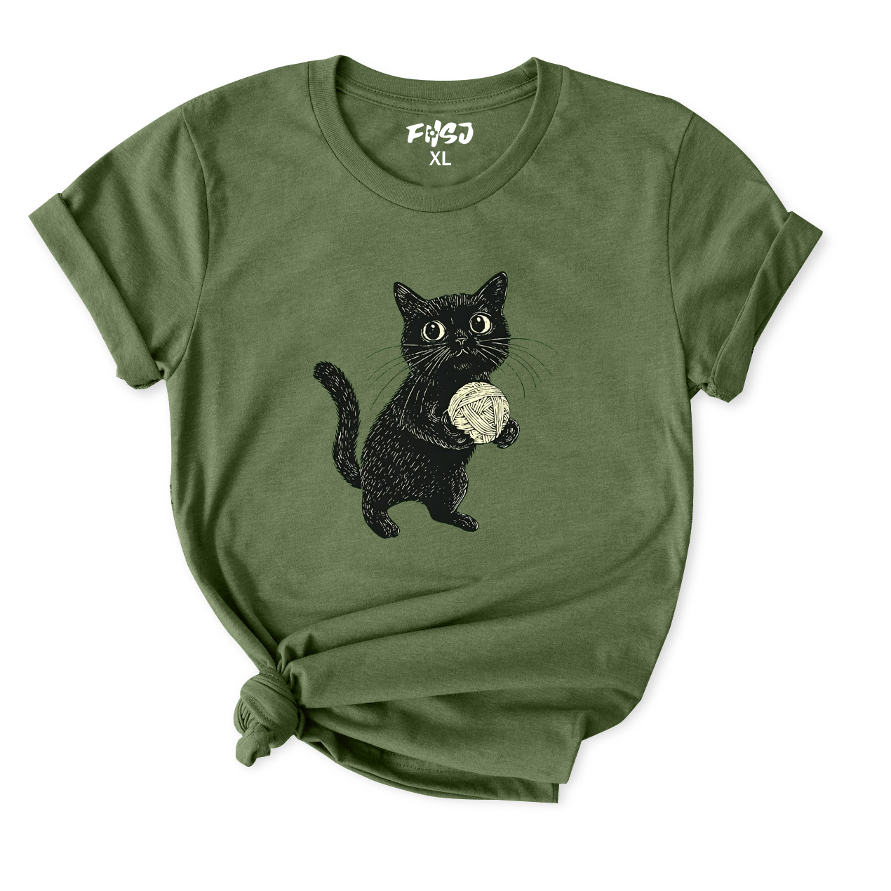 Cat Yarn T-Shirt for Women