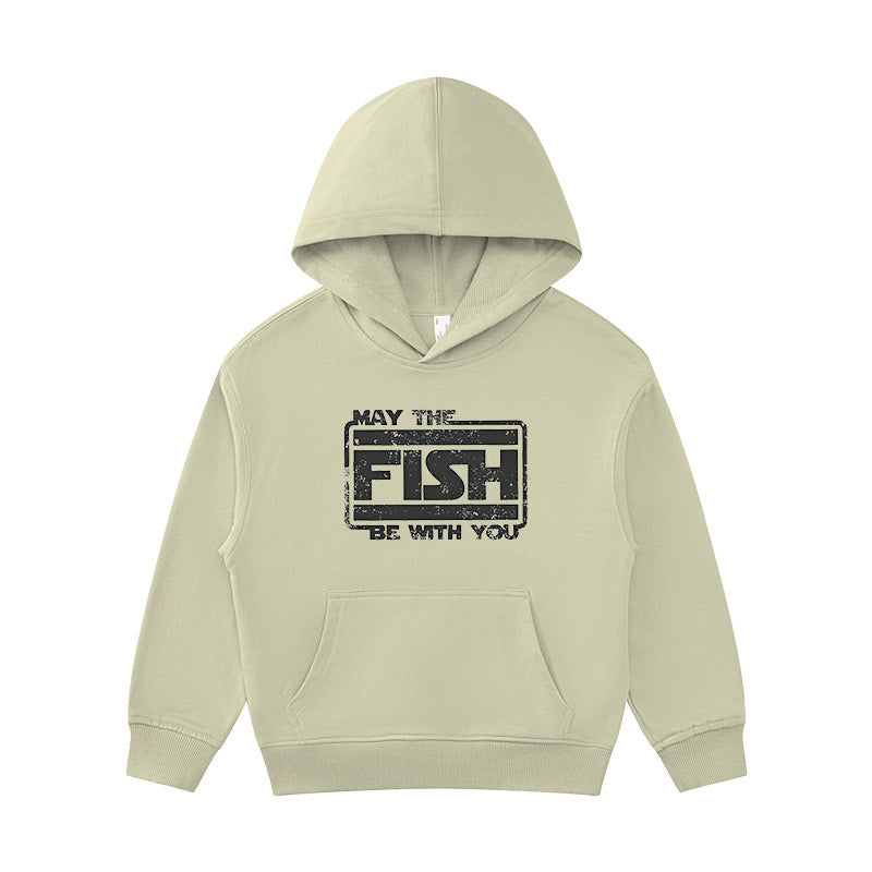 May The Fish Be with You Kid's Hoodie