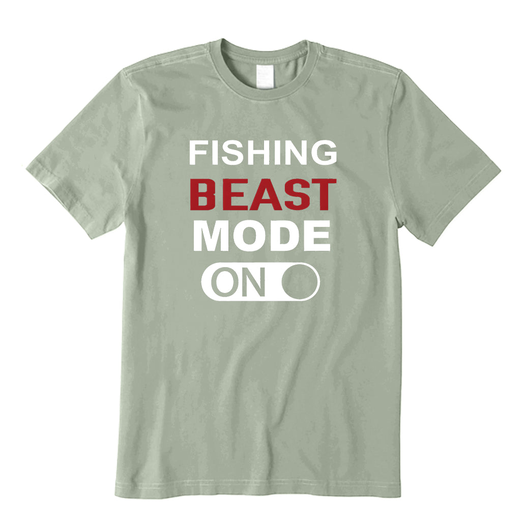 Fishing Beast Mode On T-Shirt