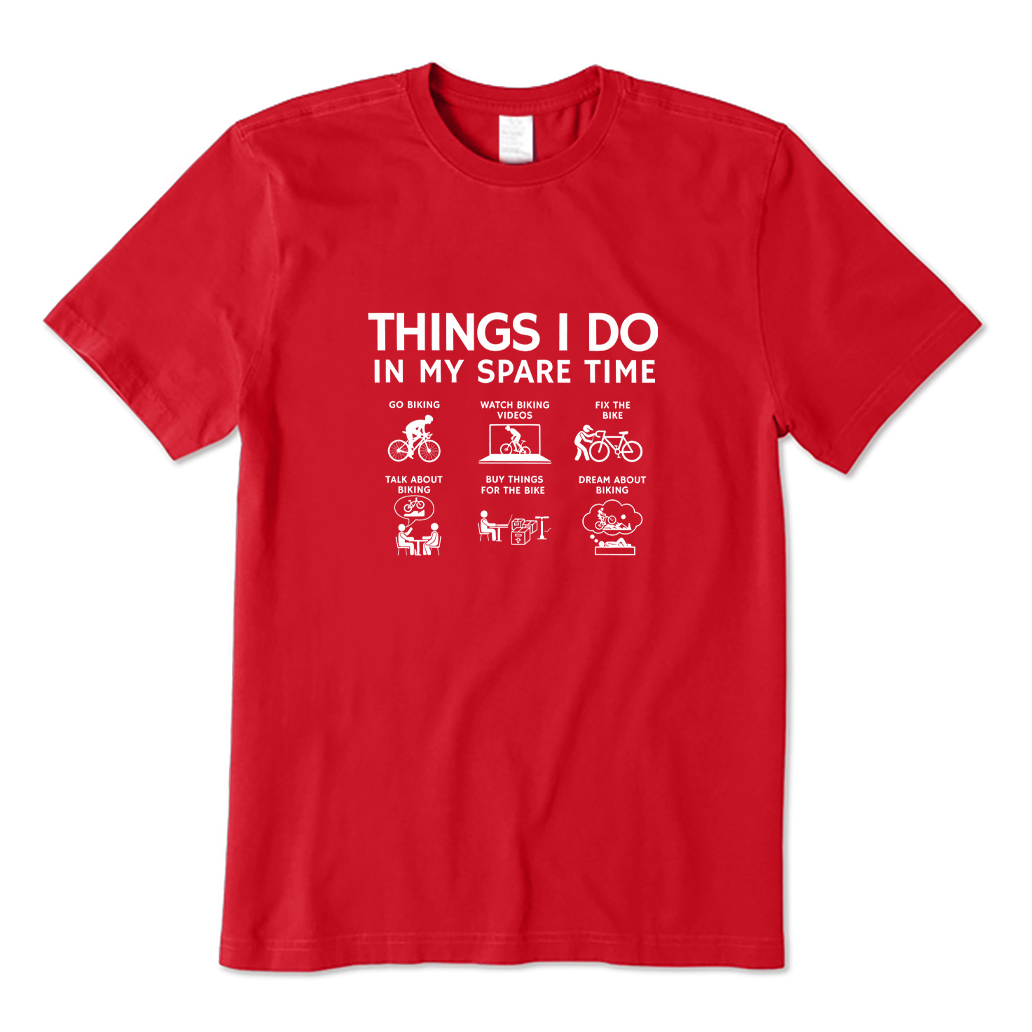 Things I Do in My Spare Time Cycling T-shirt