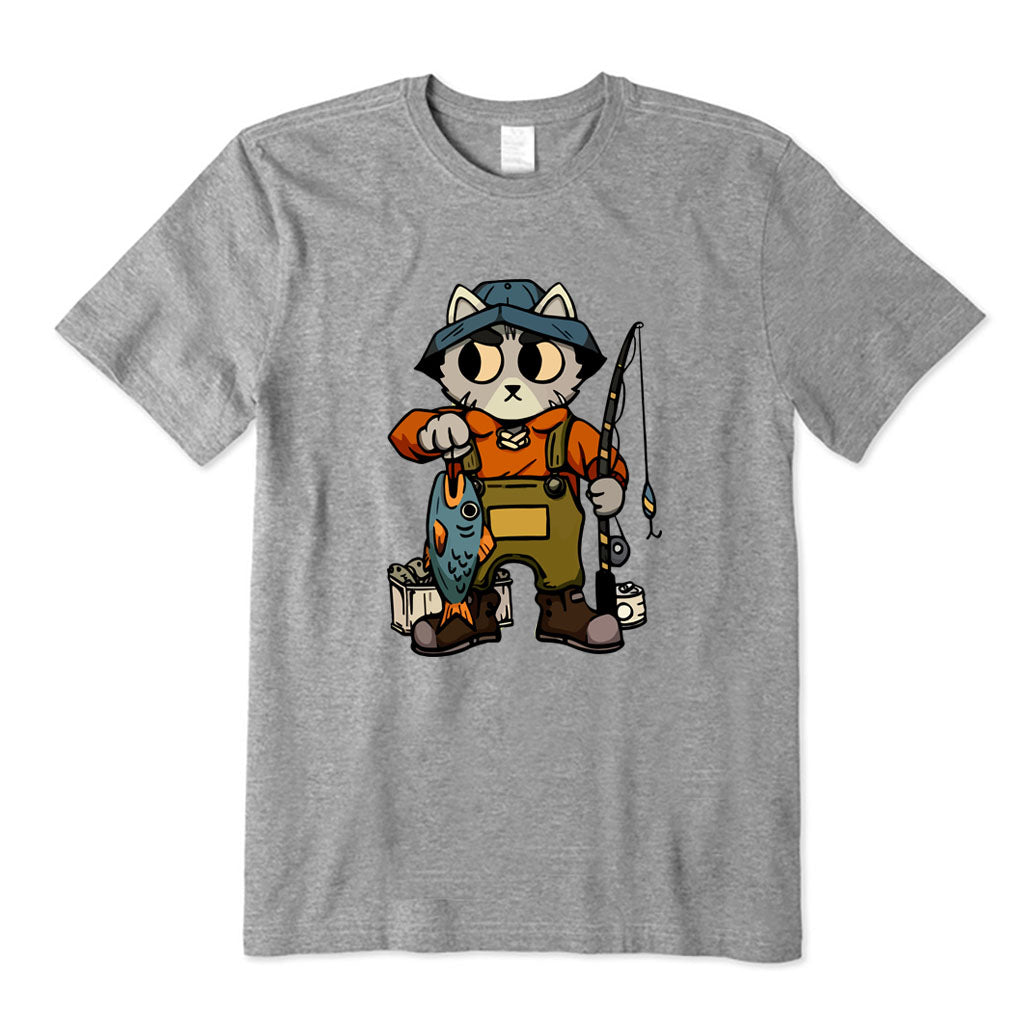 Cat Fishing T-Shirt