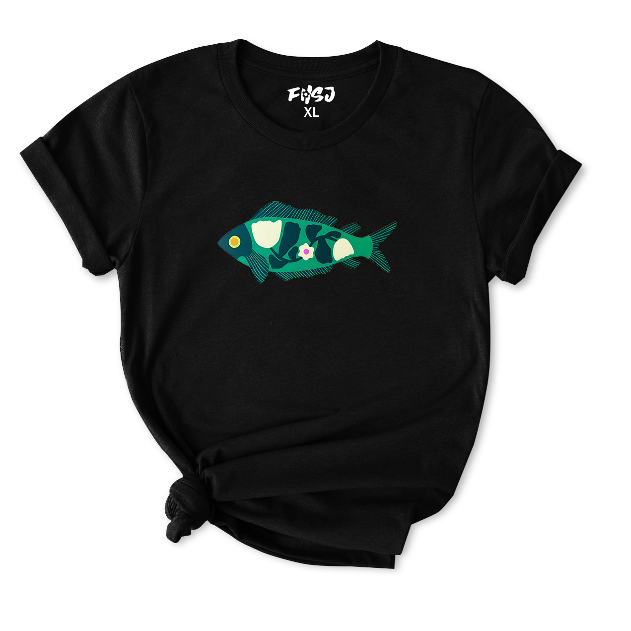 Folk Fish T-Shirt for Women