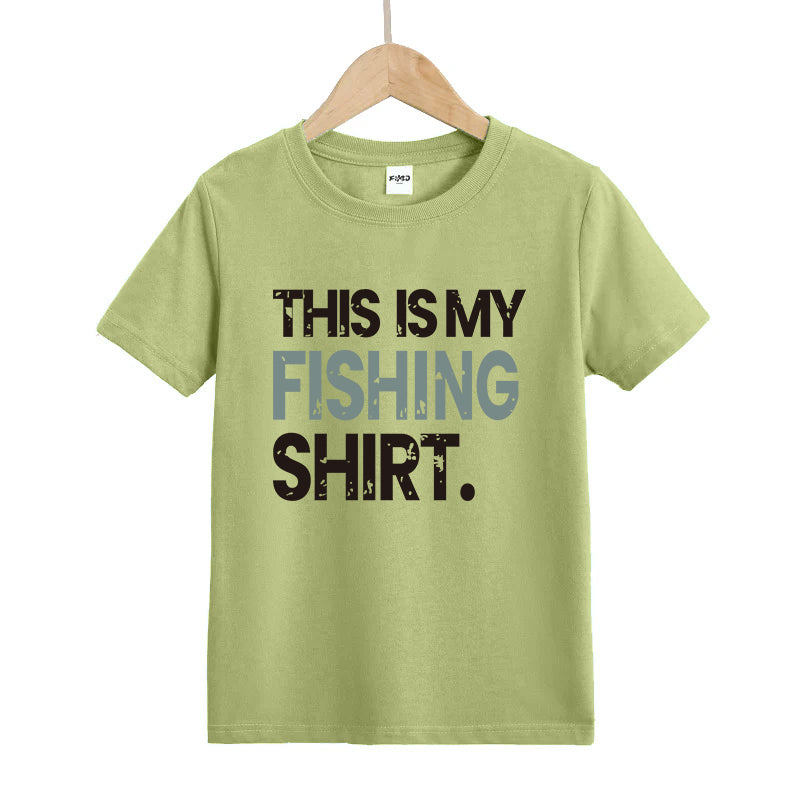 This Is My Fishing Shirt Kids T-Shirt