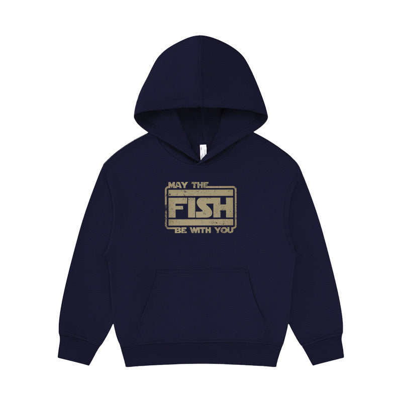 May The Fish Be with You Kid's Hoodie
