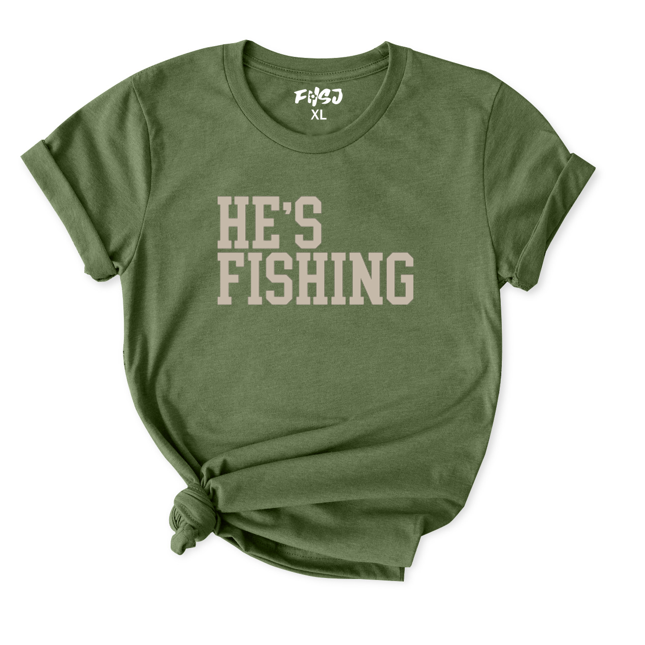 He's Fishing T-Shirt for Women