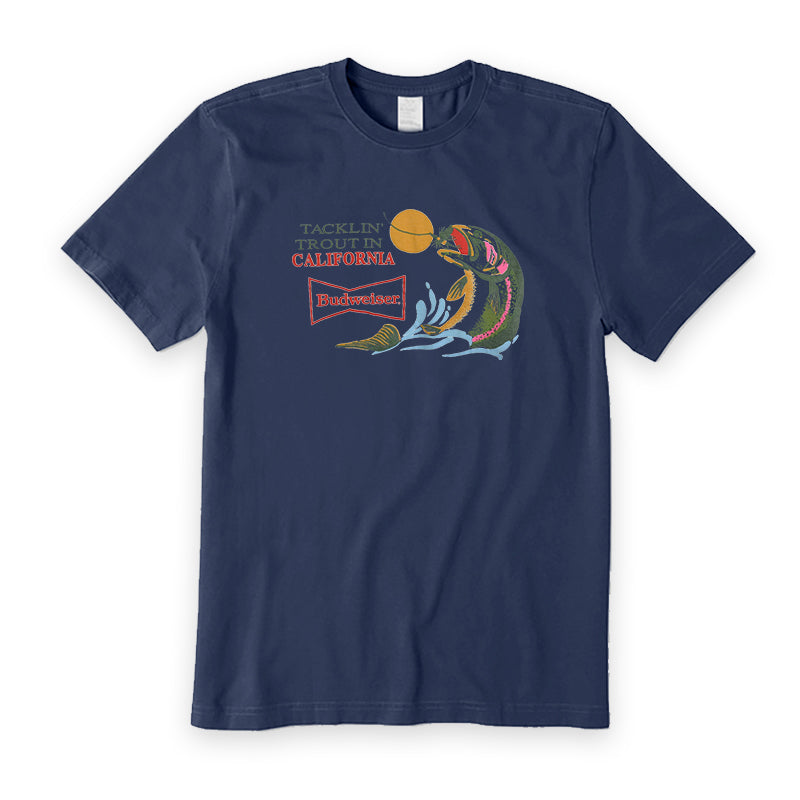 Vintage Budweiser California Trout T-Shirt