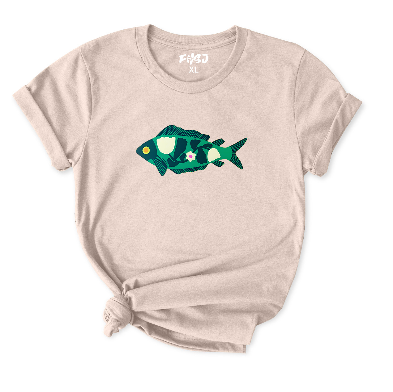 Folk Fish T-Shirt for Women