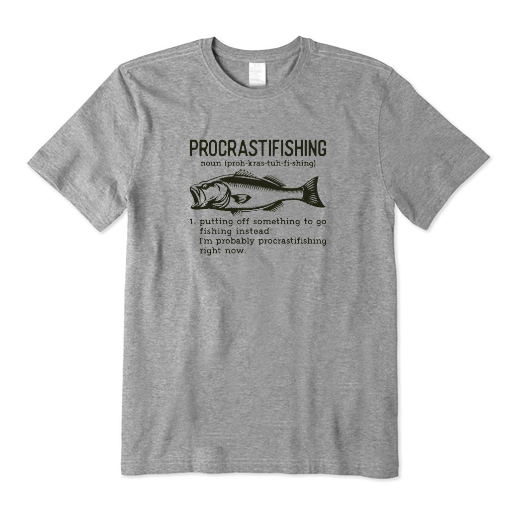 Procrastifishing Definition T-Shirt