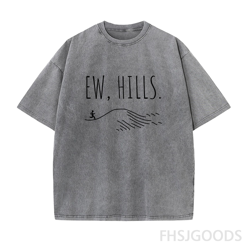 Funny Running Unisex Distressed T-Shirt