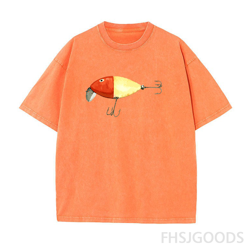 Vintage Fishing Lures Unisex Distressed T-Shirt