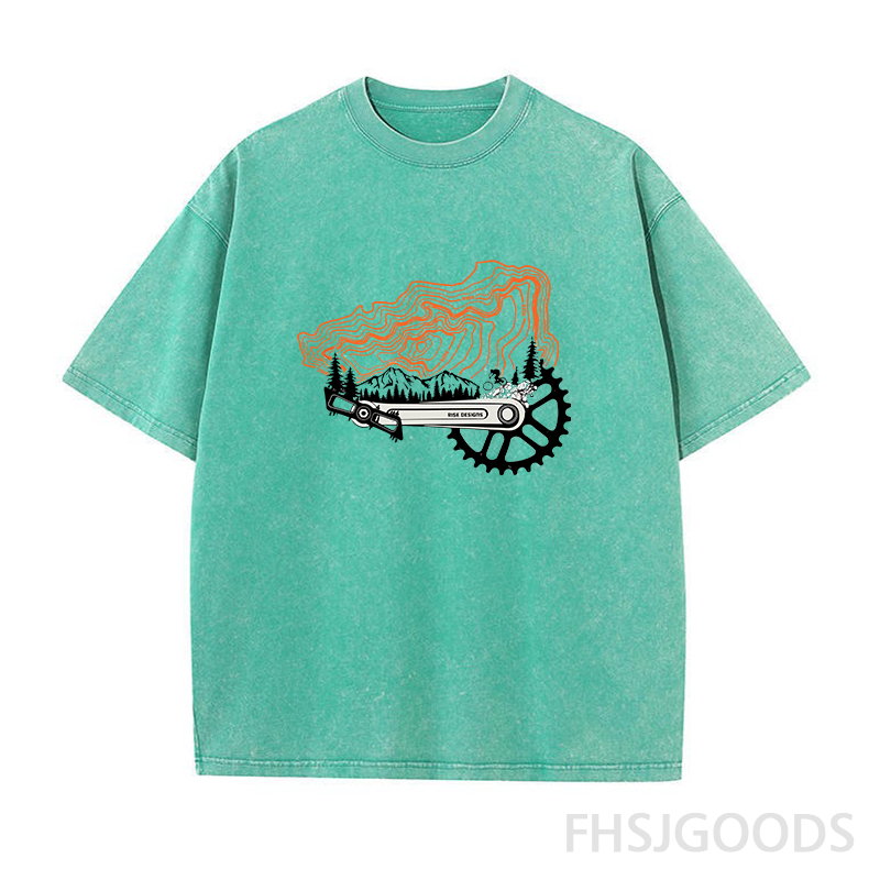 Chasing The Track BIKE Unisex Distressed T-Shirt