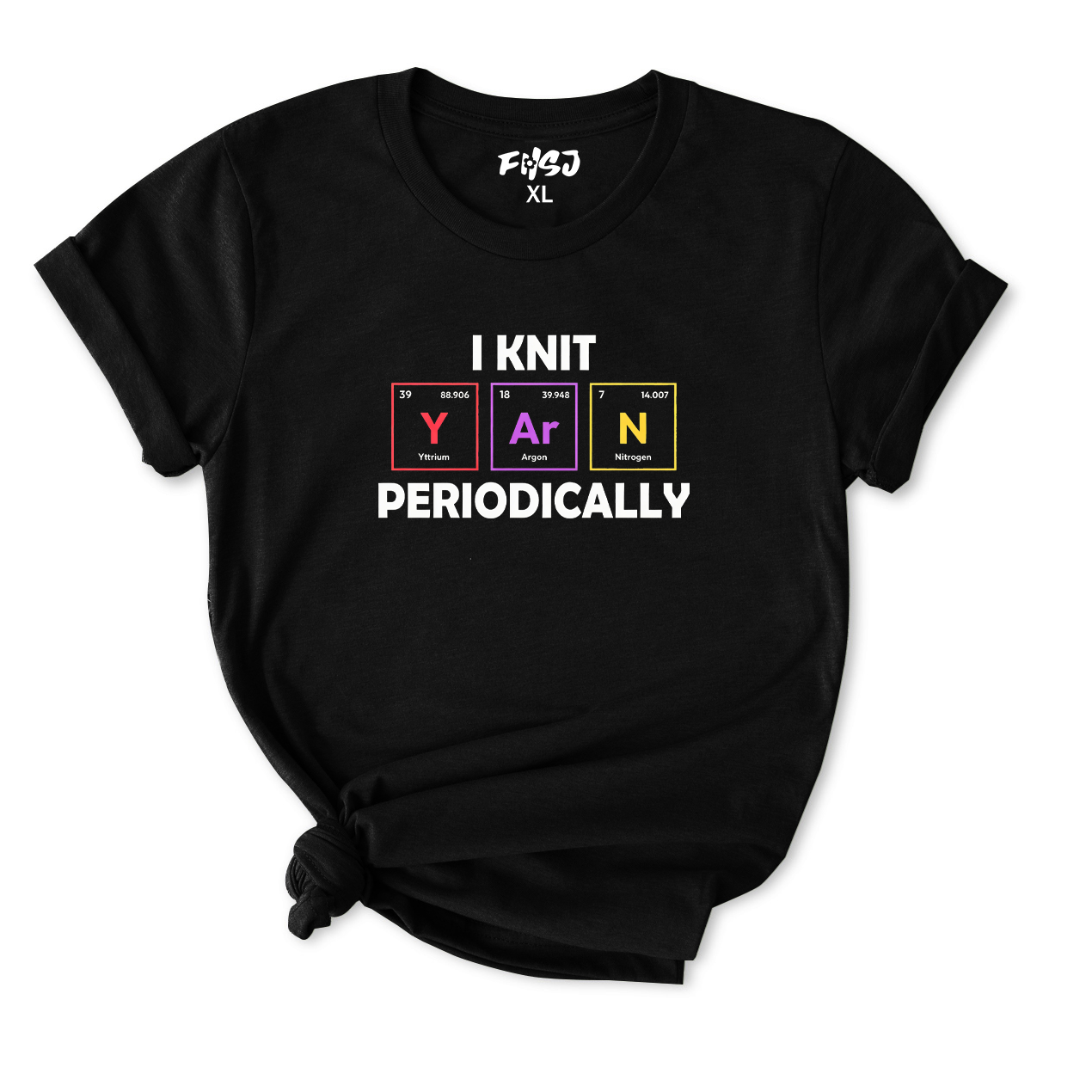 I Knit Yarn Periodically T-Shirt for Women