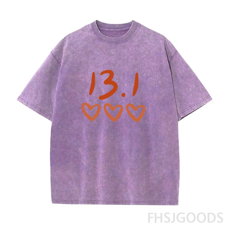 Half Marathon Runner Unisex Distressed T-Shirt