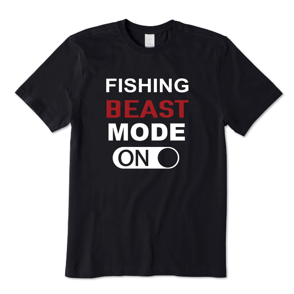 Fishing Beast Mode On T-Shirt