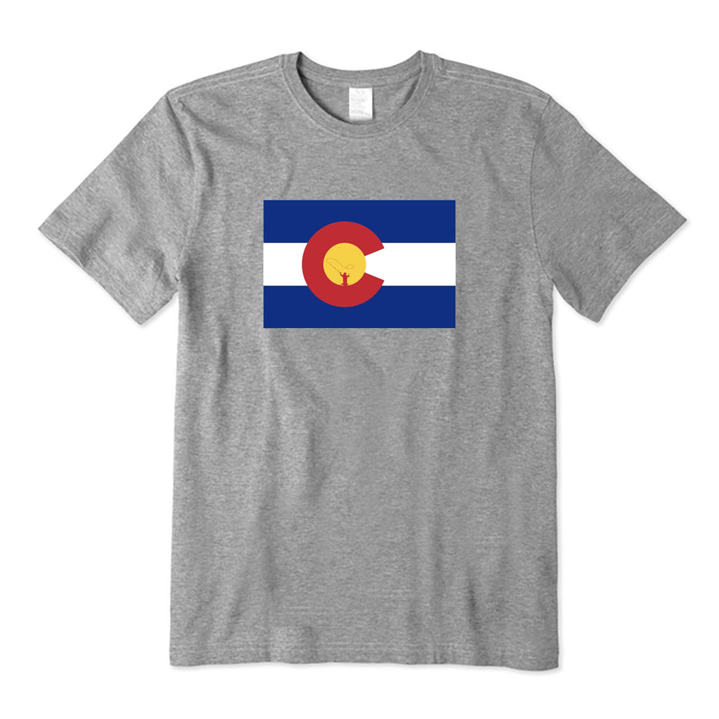 Colorado Flag Fly Fishing T-Shirt