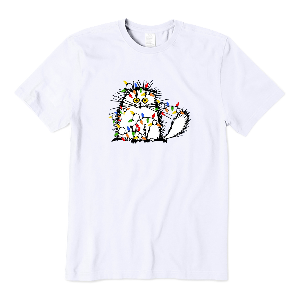 Christmas Funny Cat T-Shirt