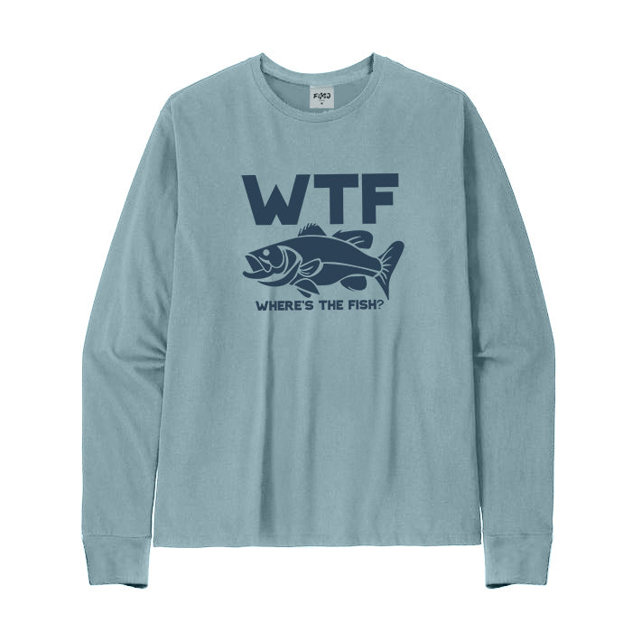 WTF Where Is The Fish Long Sleeve T-Shirt