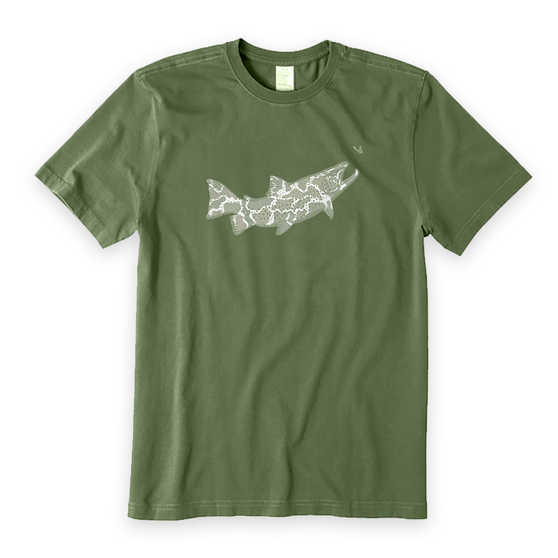 Camouflage Trout Fly Fishing T-Shirt