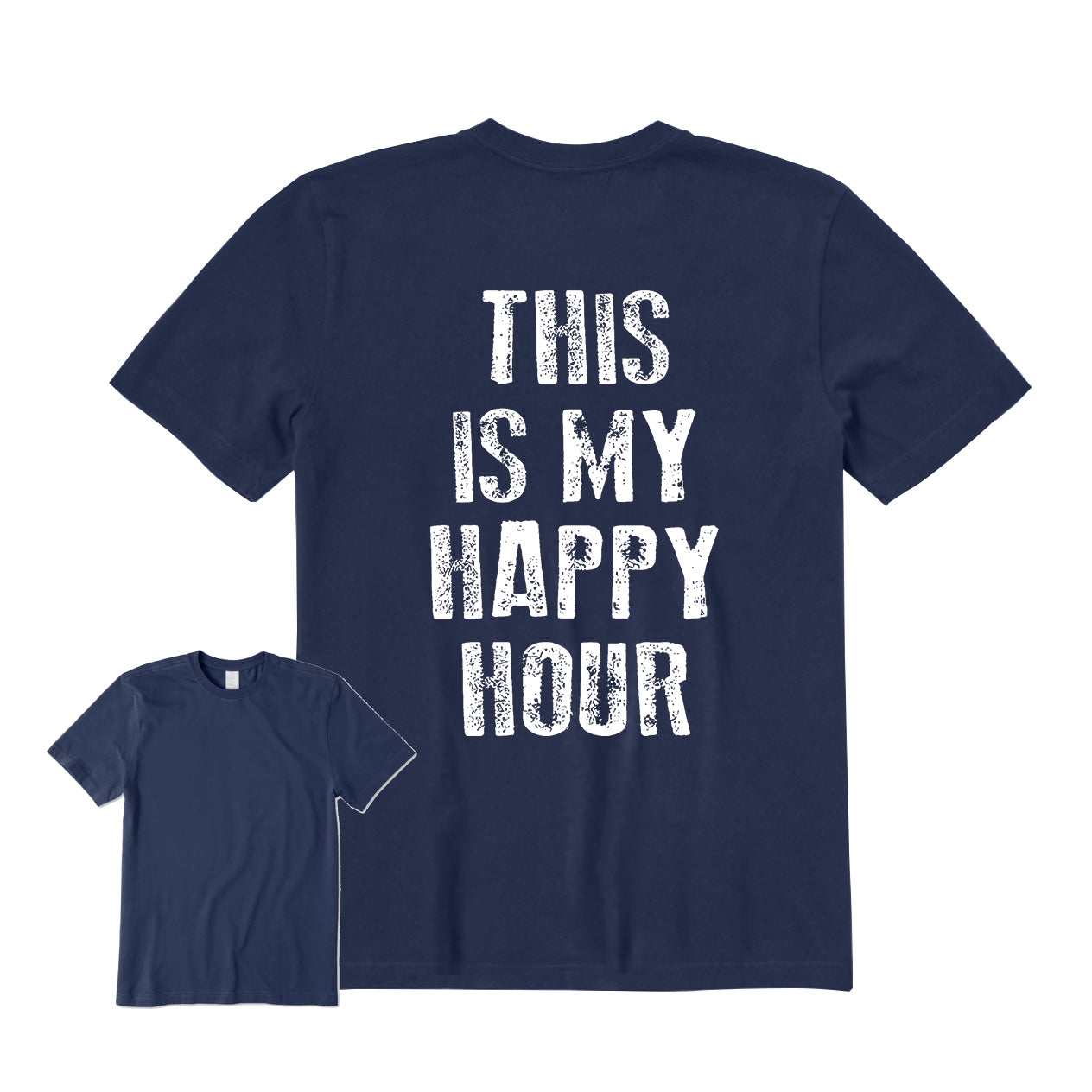 This is My Happy Hour Back Graphic T-Shirt