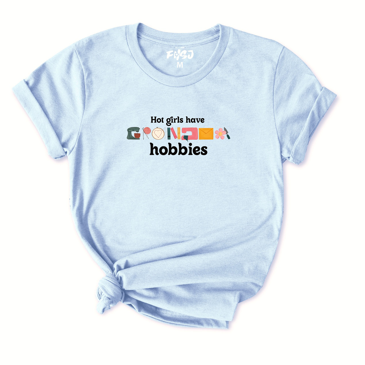 Hot Girls Have Grandma Hobbies T-Shirt for Women