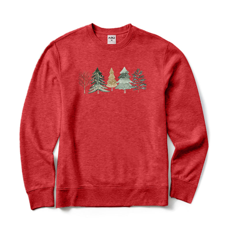 Merry and Bright Trees Crewneck Sweatshirt
