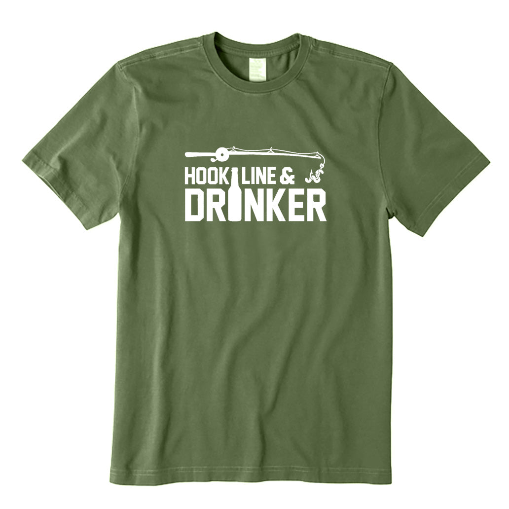 Hook Line and Drinker Fishing T-Shirt