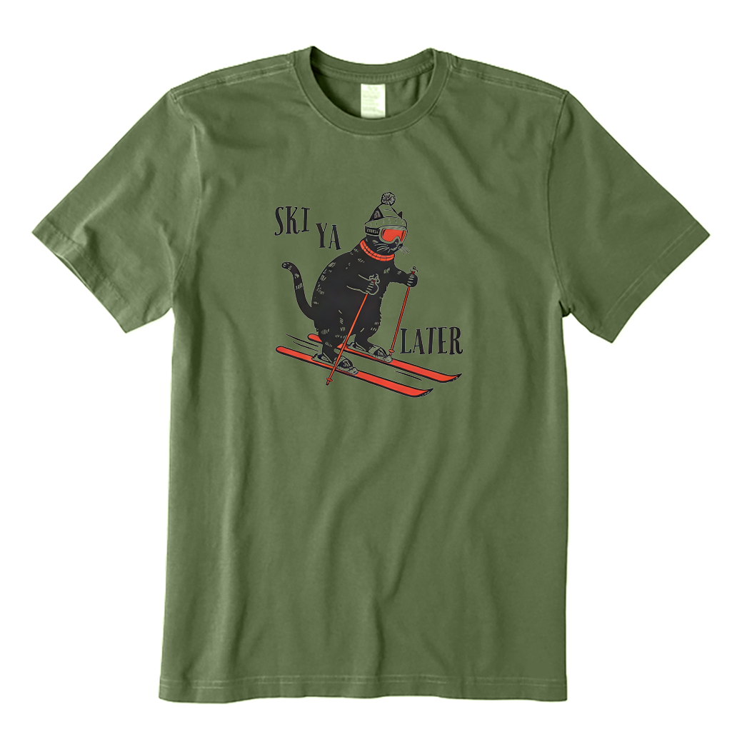 Ski Ya Later Skiing T-shirt