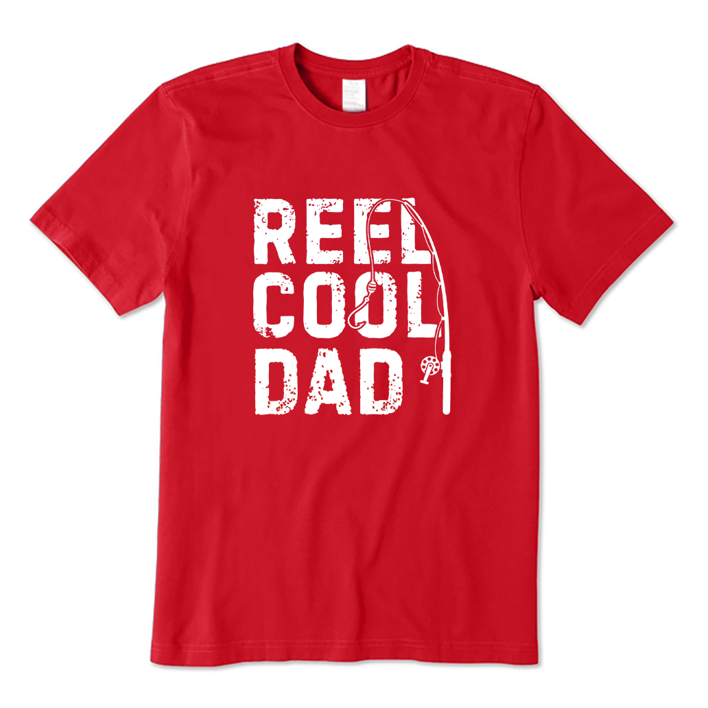 Vintage Reel Cool Dad Fishing T-shirt