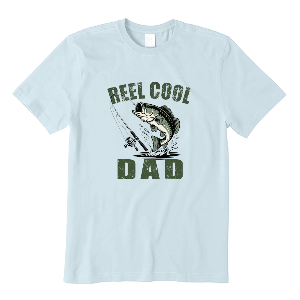 Reel Cool Dad Bass Fishing T-shirt