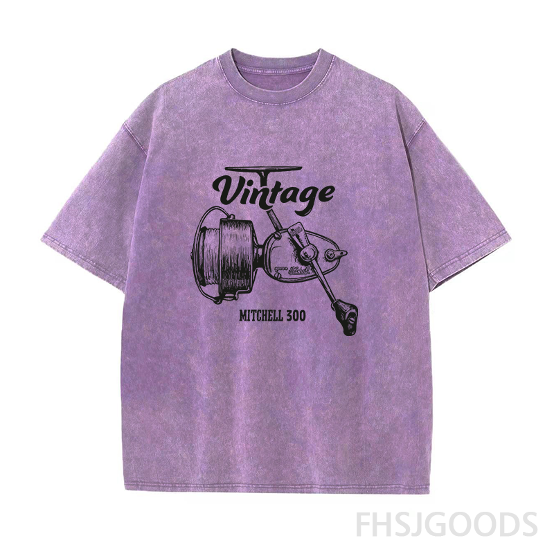 Vintage Mitchell 300 Unisex Distressed T-Shirt