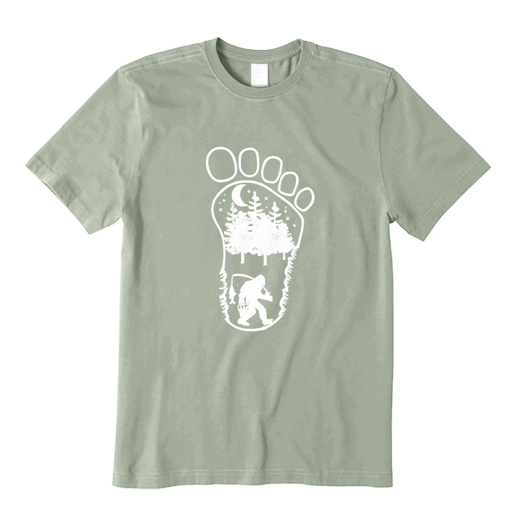 Bigfoot Fishing T-Shirt