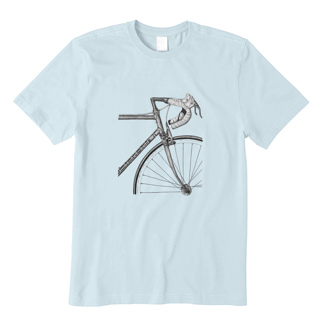 Vintage Road Bike Sketch T-shirt