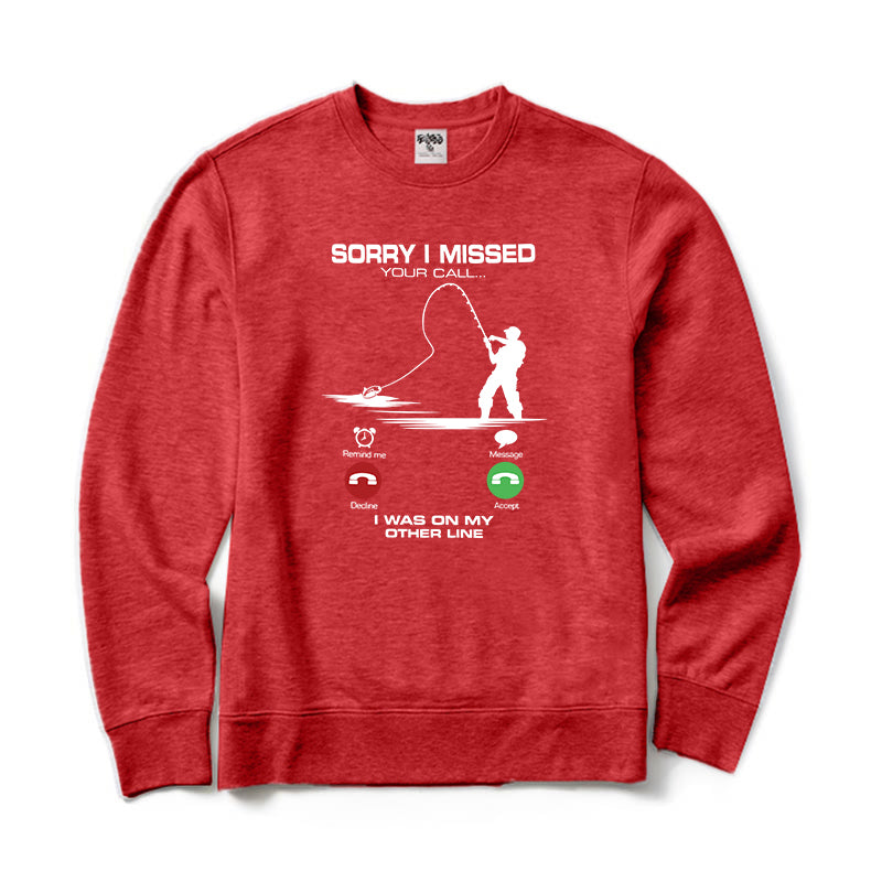 I Was On My Other Line Crewneck Sweatshirt