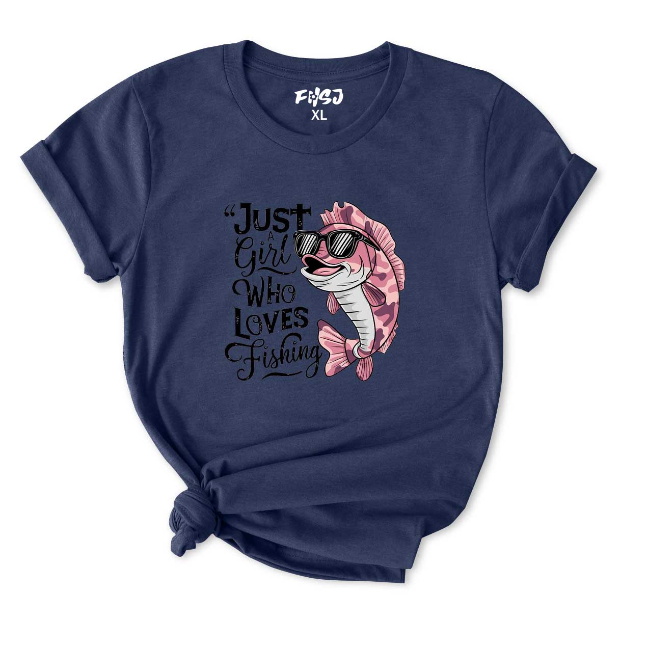 Just A Girl Who Loves Fishing T-Shirt for Women