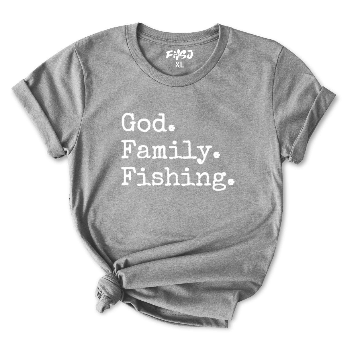 God Family Fishing T-Shirt for Women