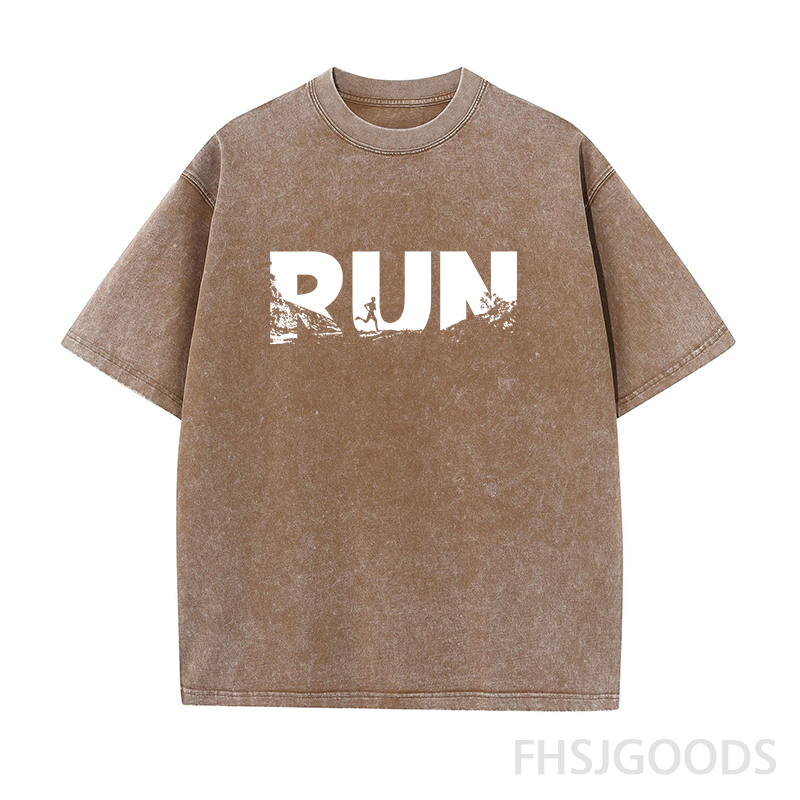 Run Unisex Distressed T-Shirt