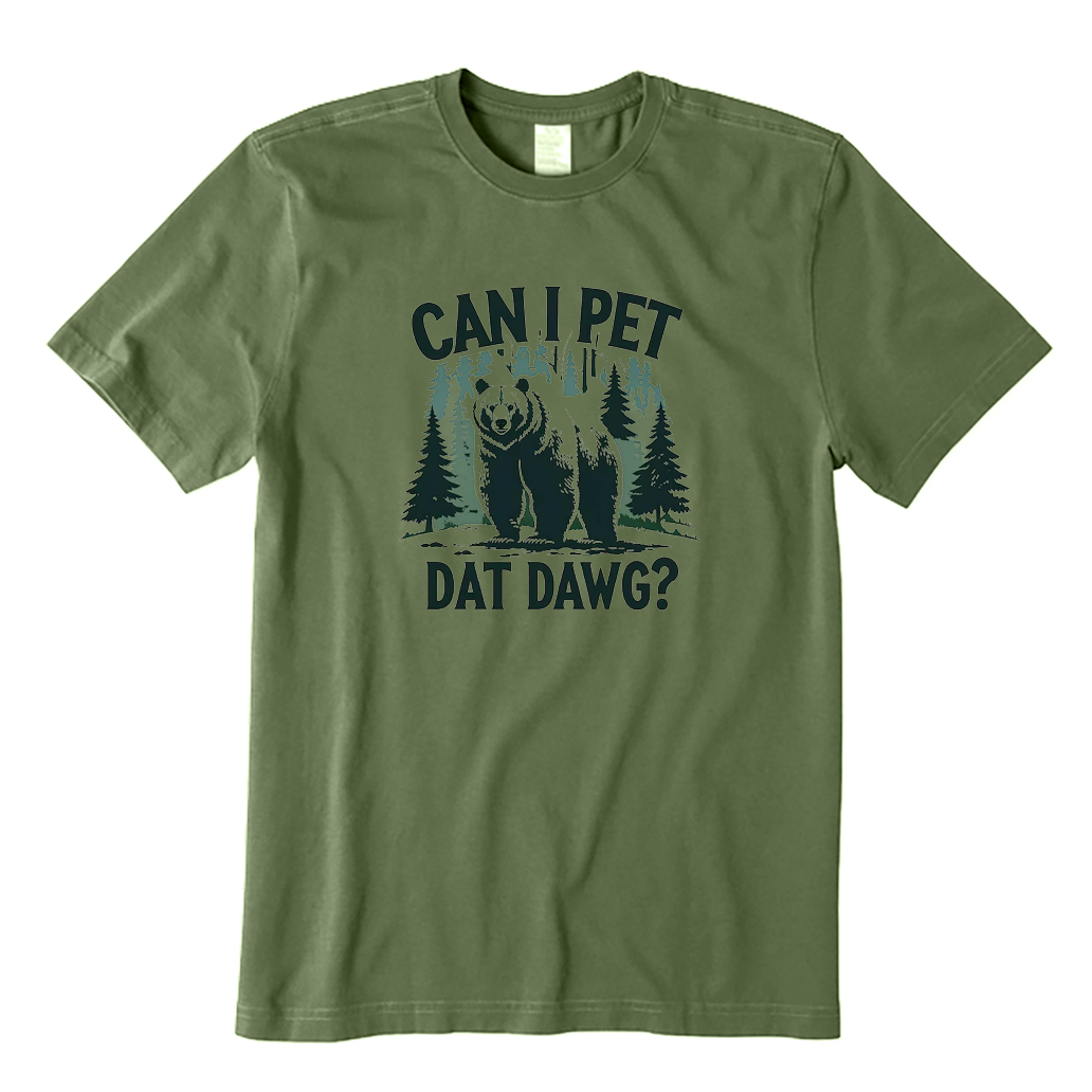 Can I Pet Dat Dawg Bear T-shirt