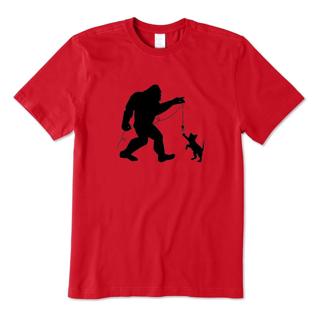 Bigfoot and Kitten T-Shirt