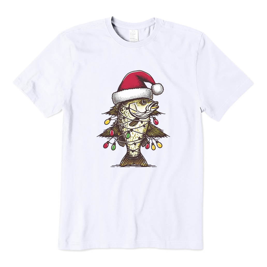Crappie Fishing Christmas T-Shirt