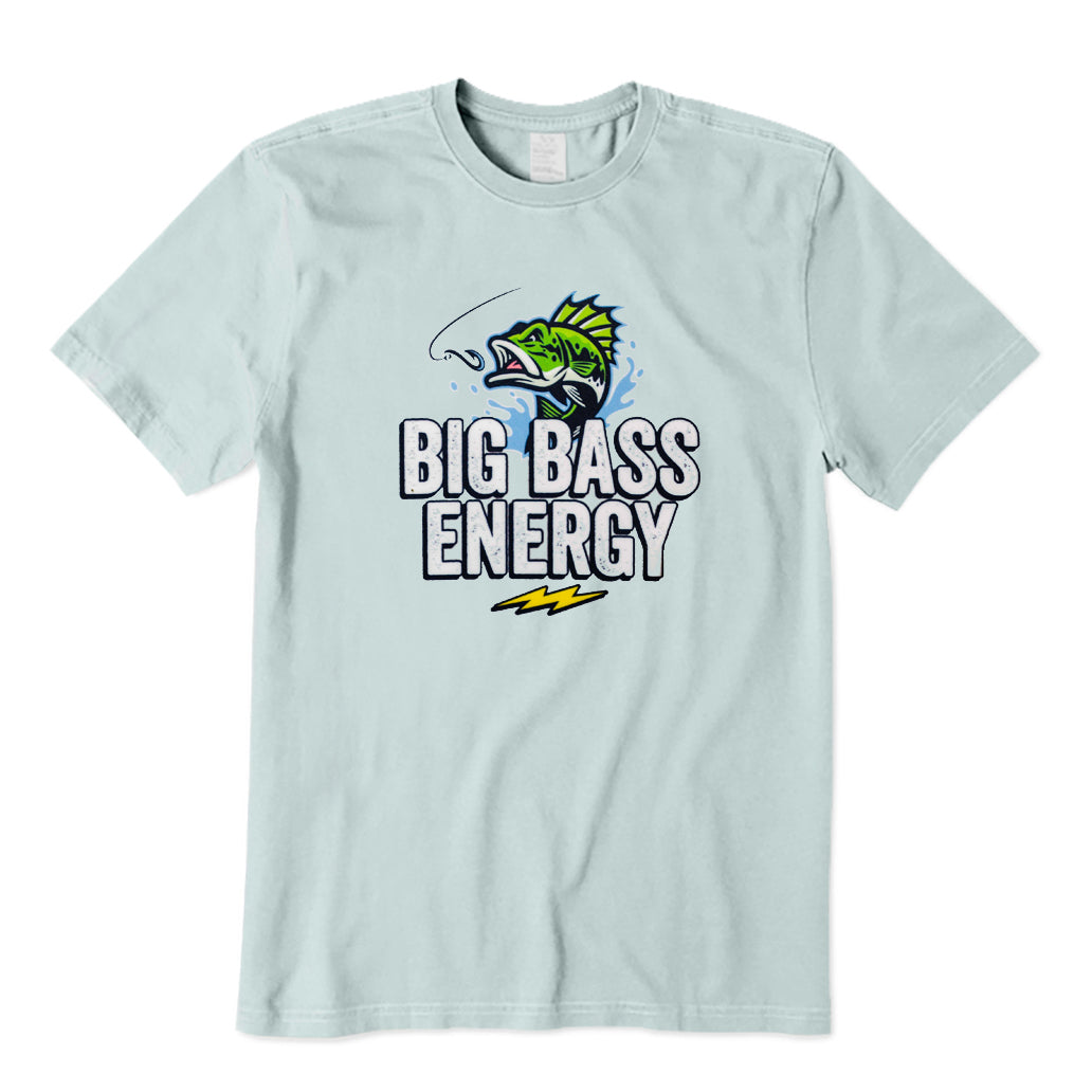 Big Bass Energy Fishing T-Shirt