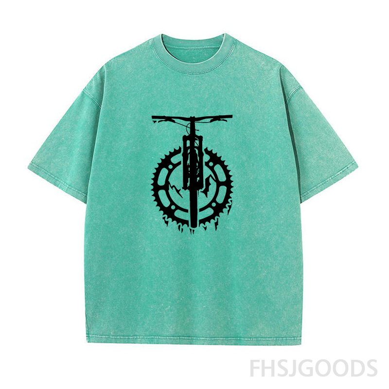 Bike Unisex Distressed T-Shirt