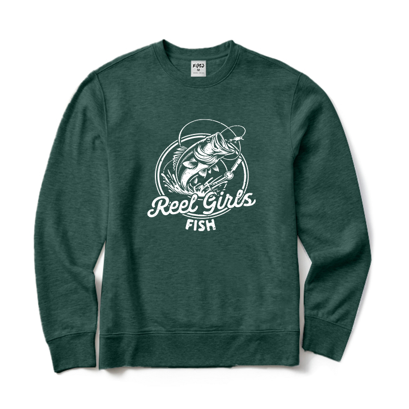 Reel Girls Fish Crewneck Sweatshirt