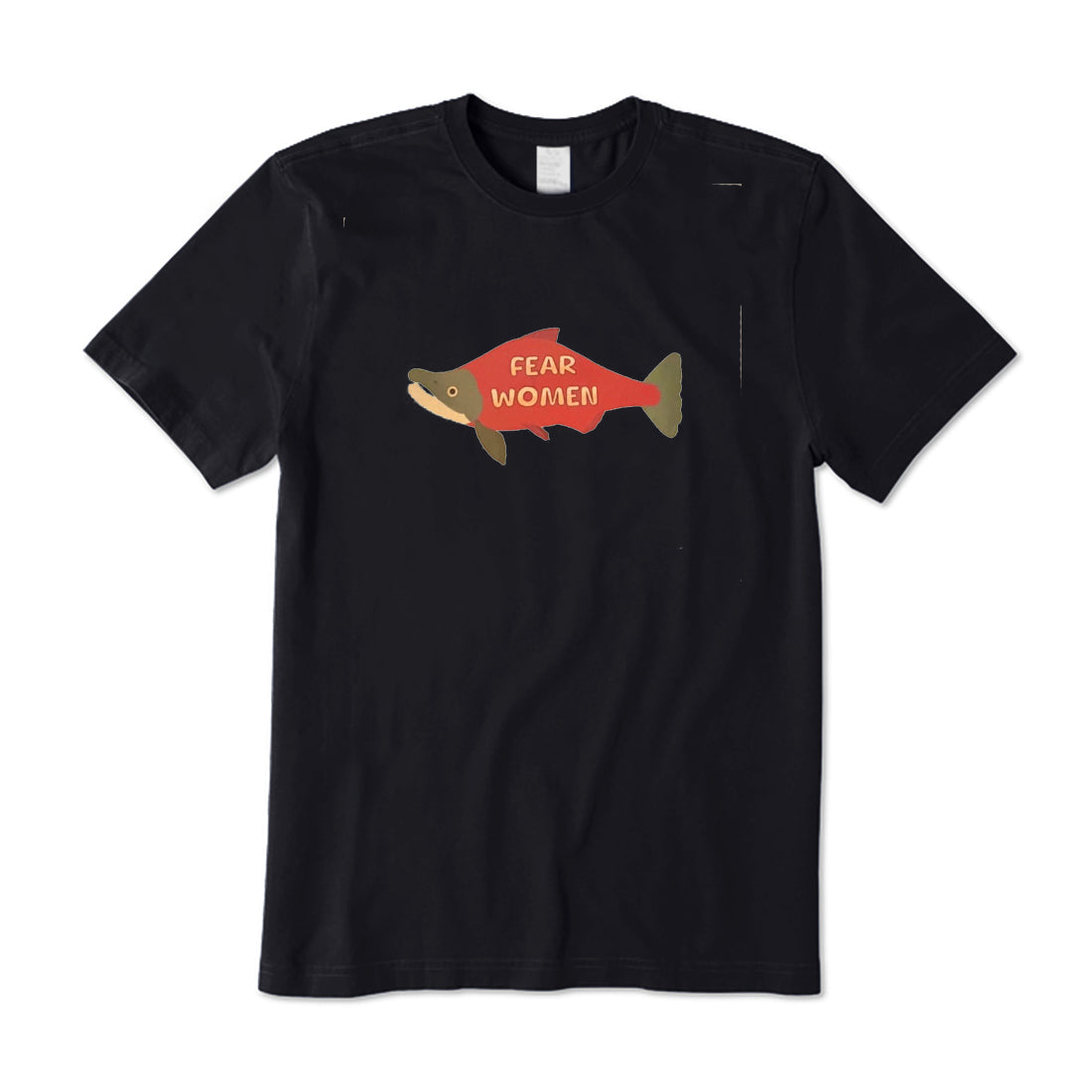 Fear Women Salmon T-Shirt