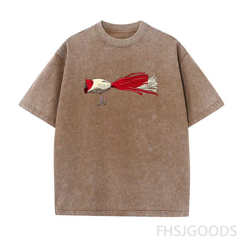 Fishing Lure Unisex Distressed T-Shirt